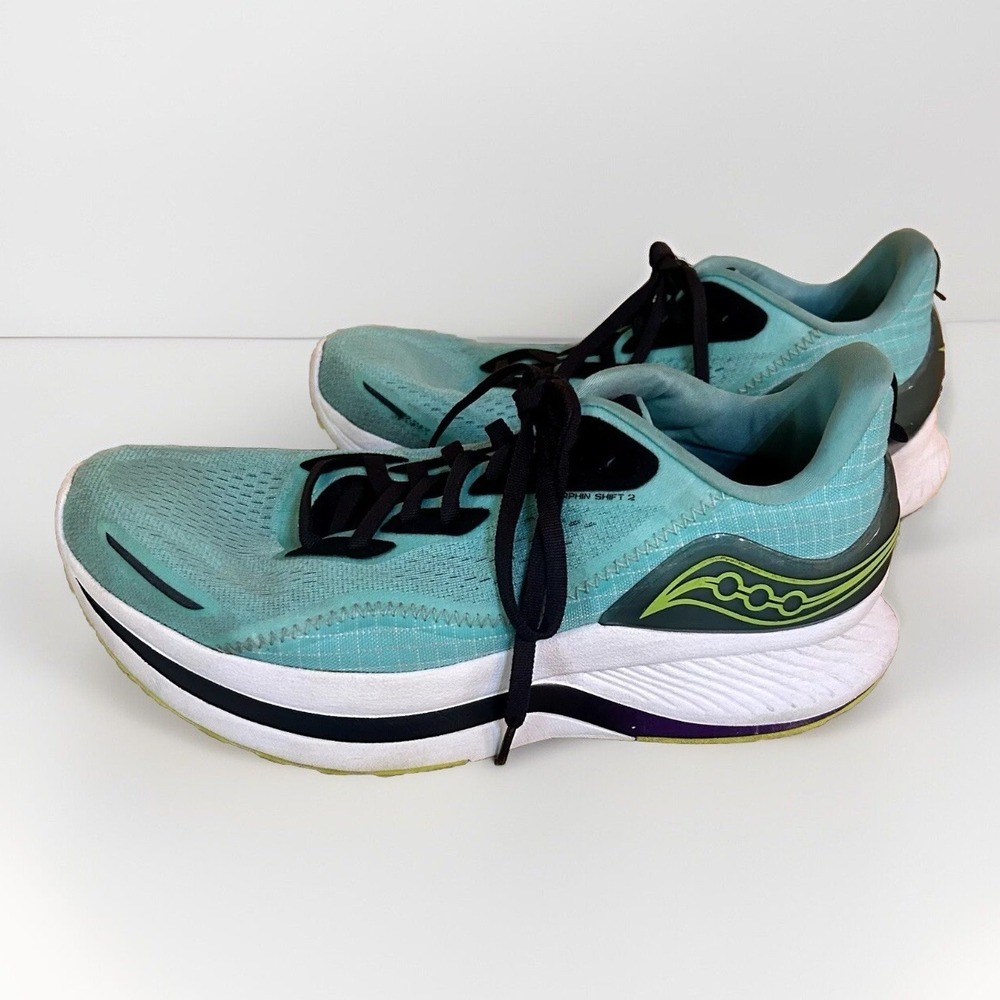 Saucony ENDORPHIN SHIFT 2 Women's Size 10 Cool Mint/Acid S10689-26